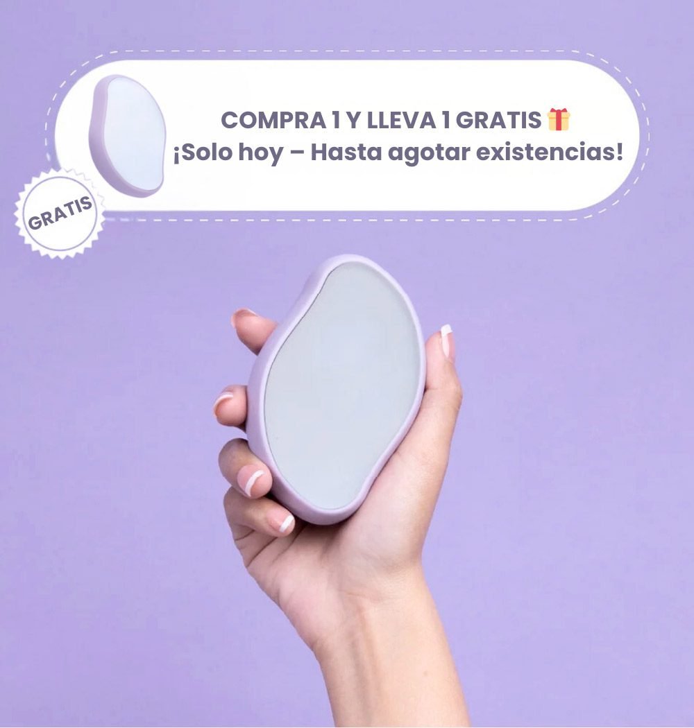 Goma de depilador de cristal