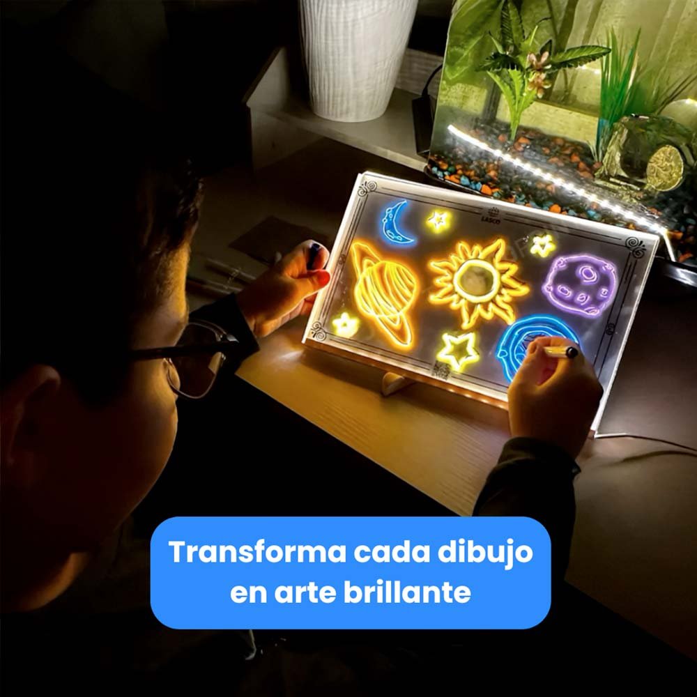 Alternative view of Pizarra LED Mágica