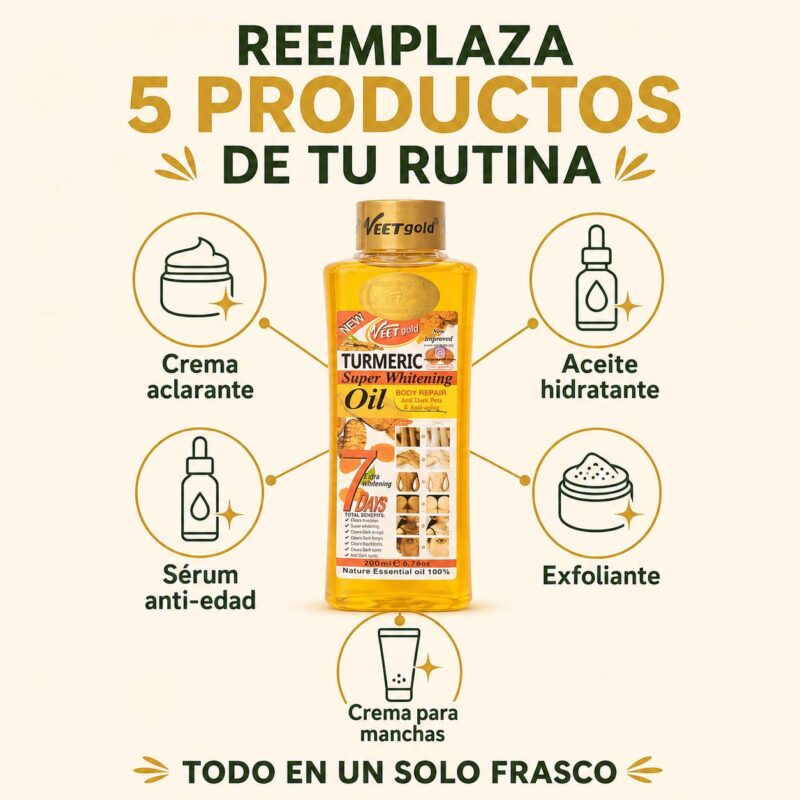 TURMERIC SUPER WHITENING OIL - Imagen 3
