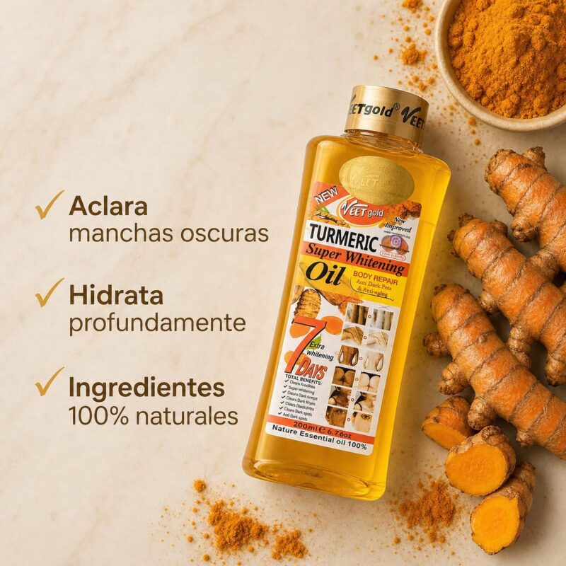 TURMERIC SUPER WHITENING OIL - Imagen 4