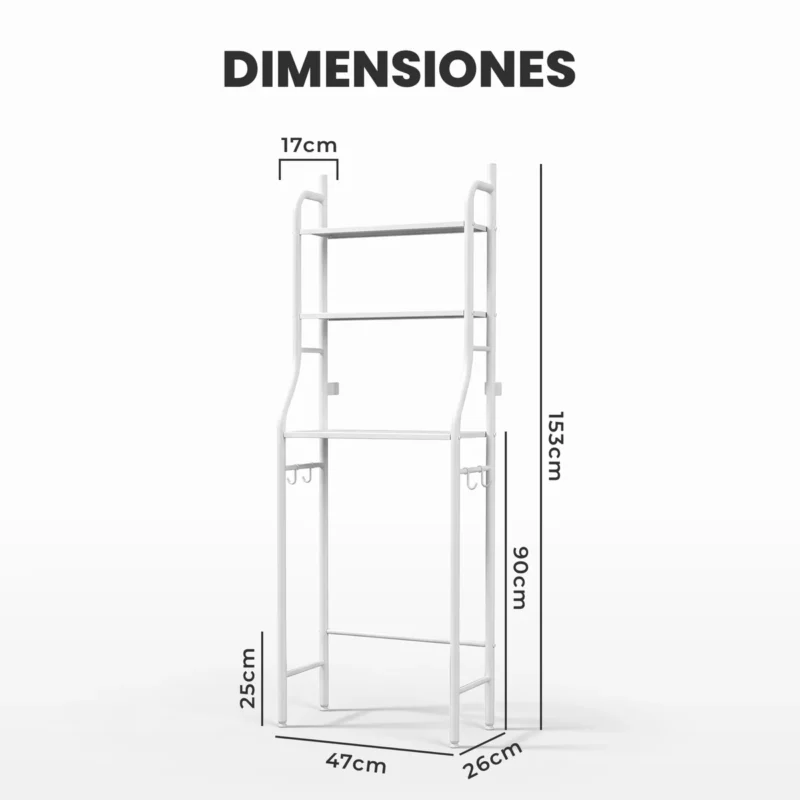ORGANIZADOR BAÑO 3 NIVELES - Imagen 3